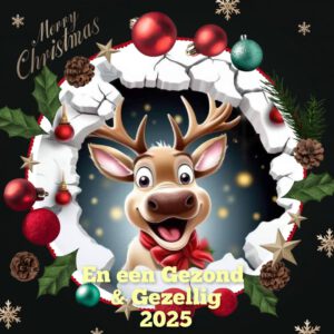 Prettige kerstdagen en een goed 2025